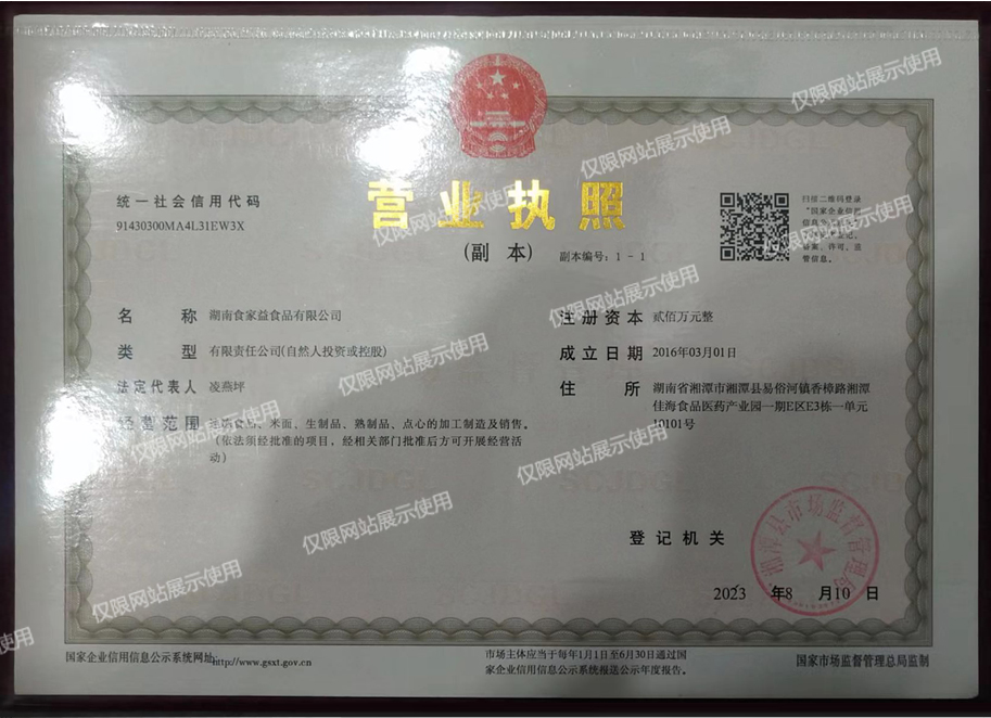 企业营业执照